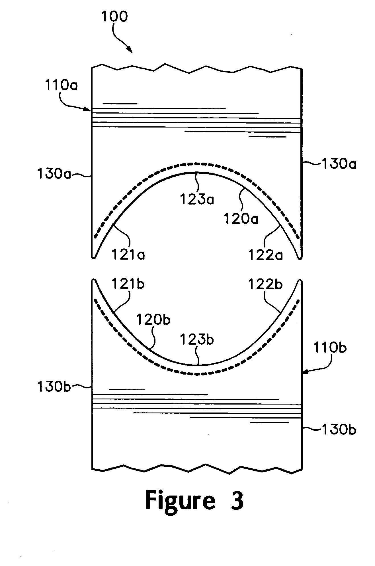 Overlapping element