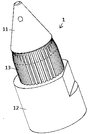 A positioning pin with adjustable diameter