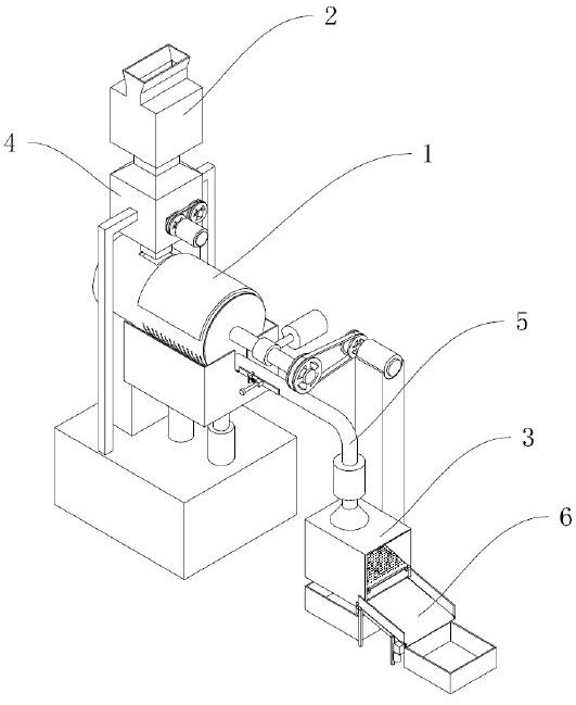 Rotary stripping type soil multi-stage screening machine for land investigation based on photoelectric sensing