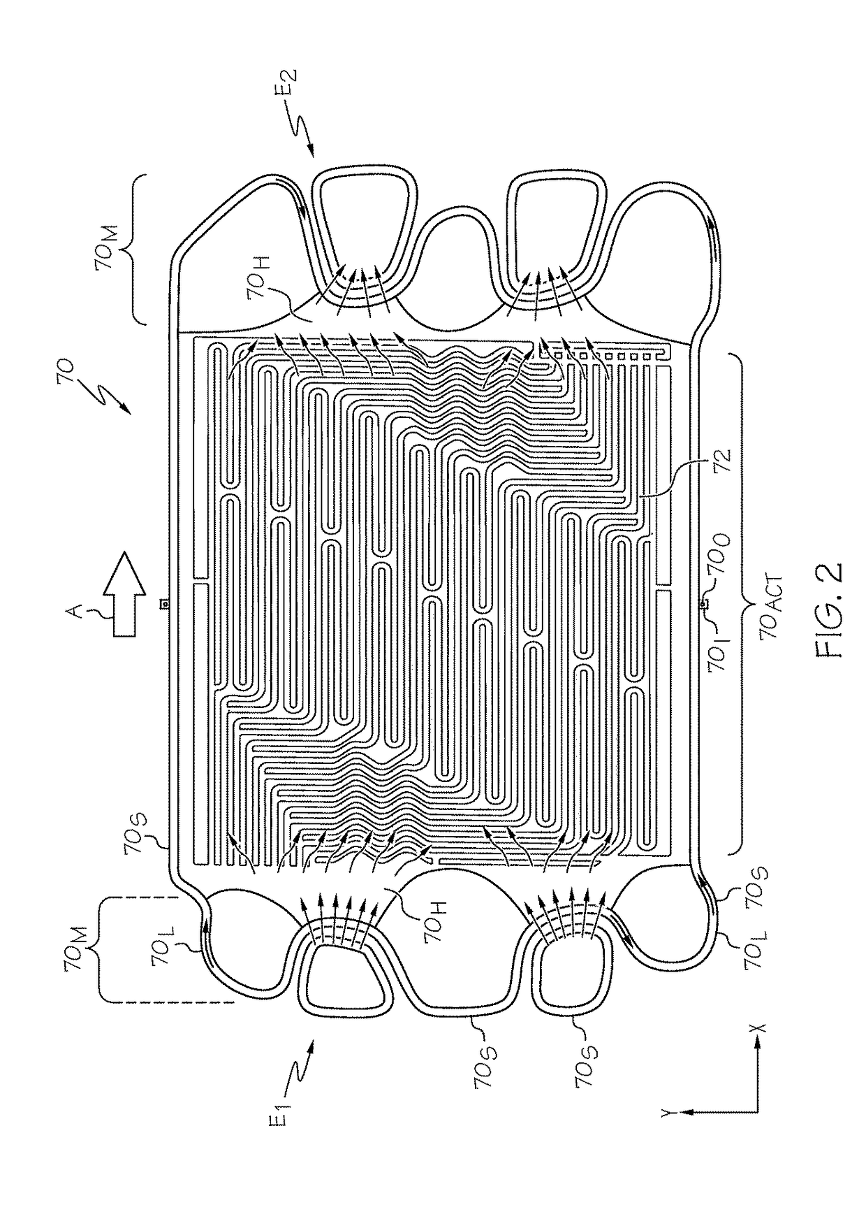 Injected metal bead channel seal achieved through stamped plate features on fuel cell bipolar plates