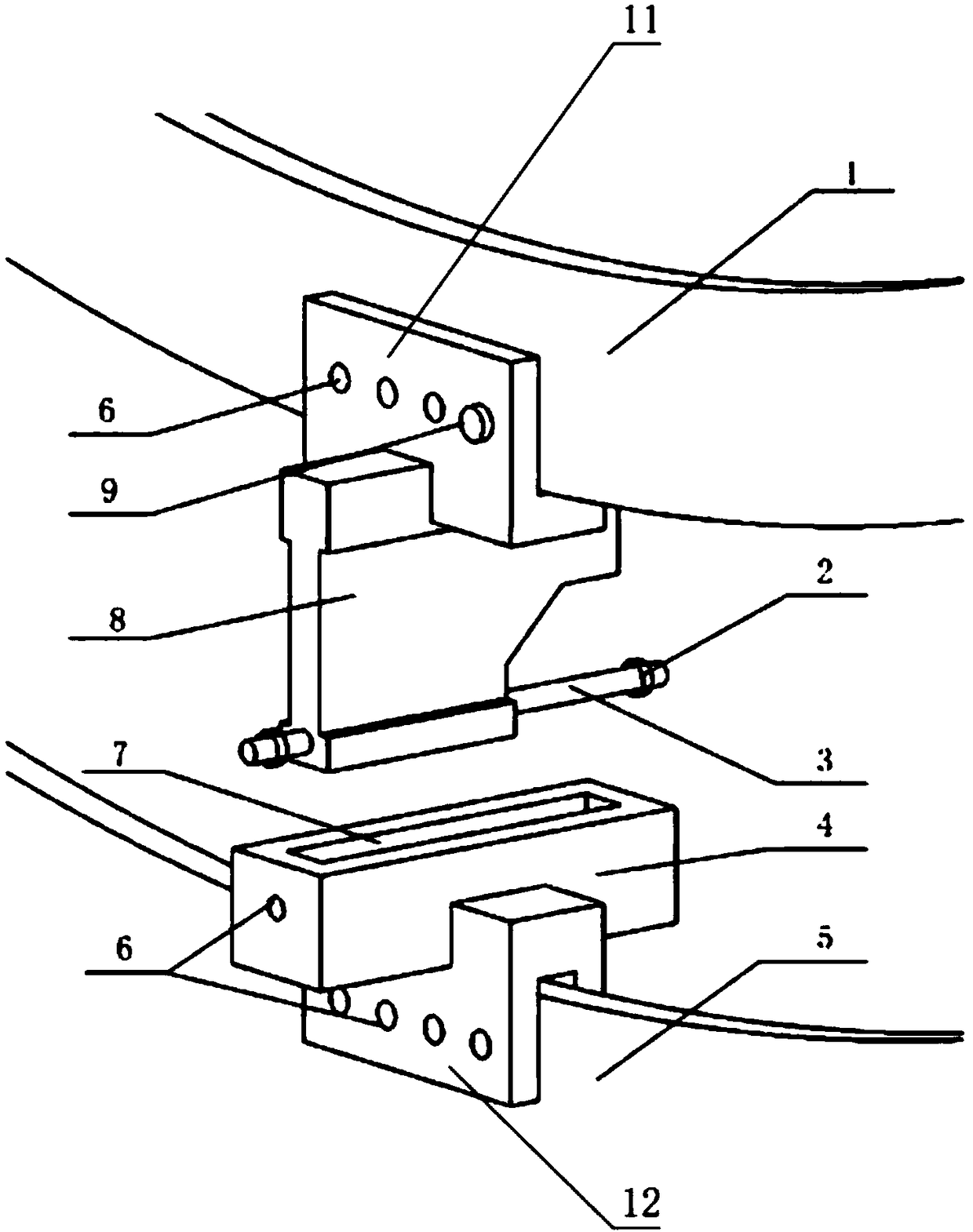 Connecting joint for pressure-resisting body and framework of deep-sea platform