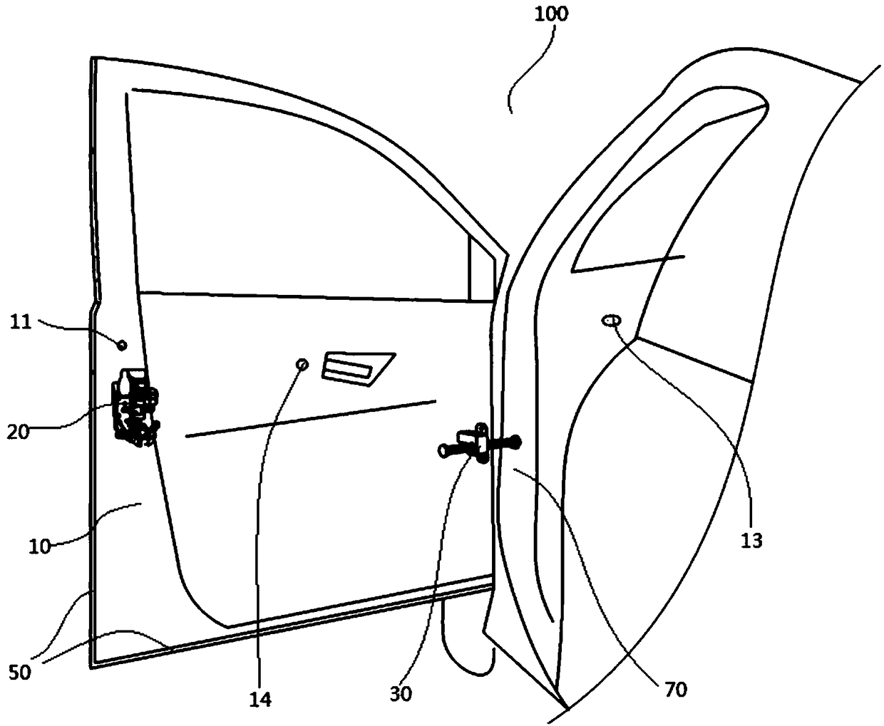 Vehicle door system and vehicle