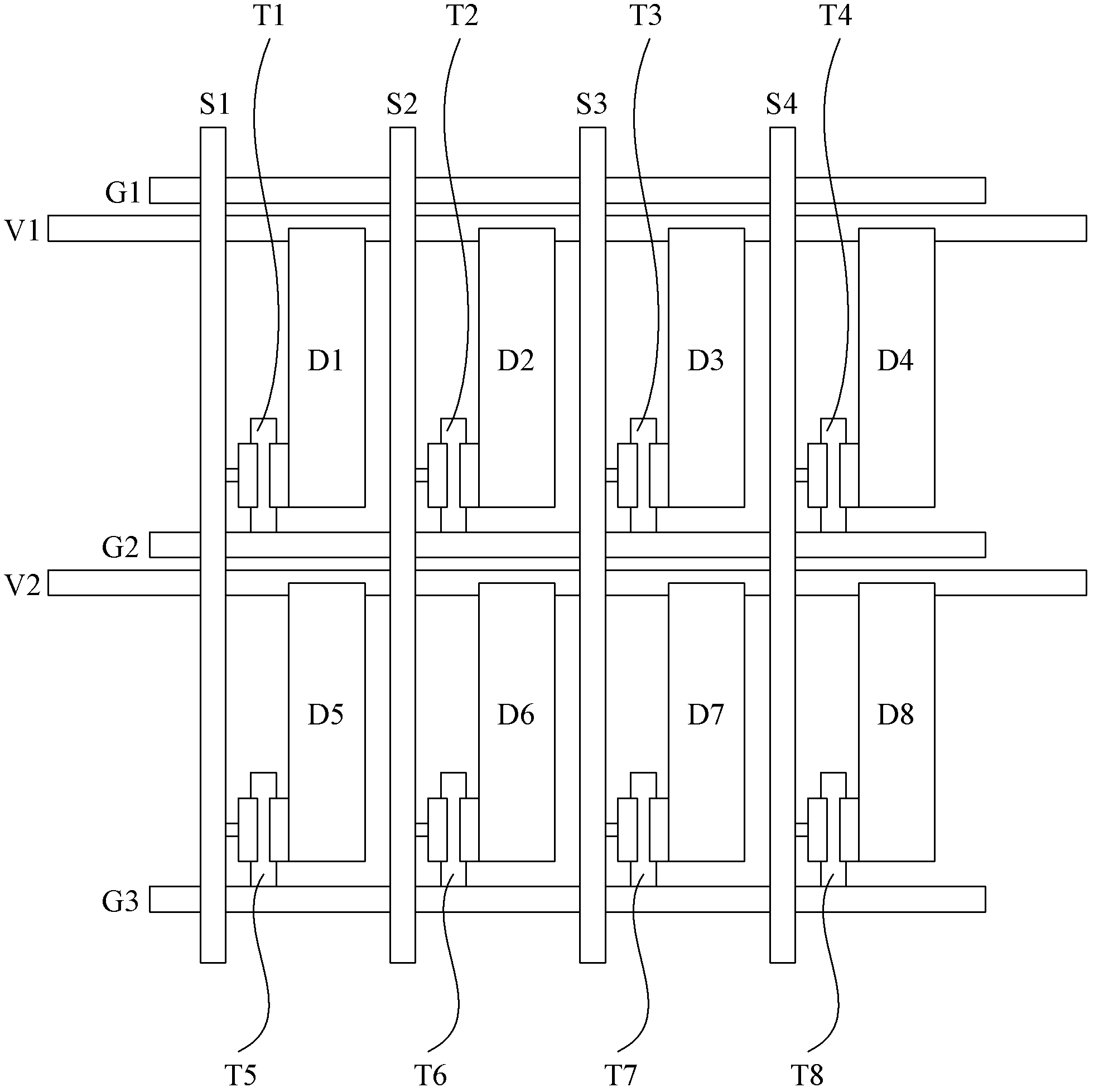 Thin film transistor liquid crystal display (TFT-LCD) array substrate, manufacturing method and driving method