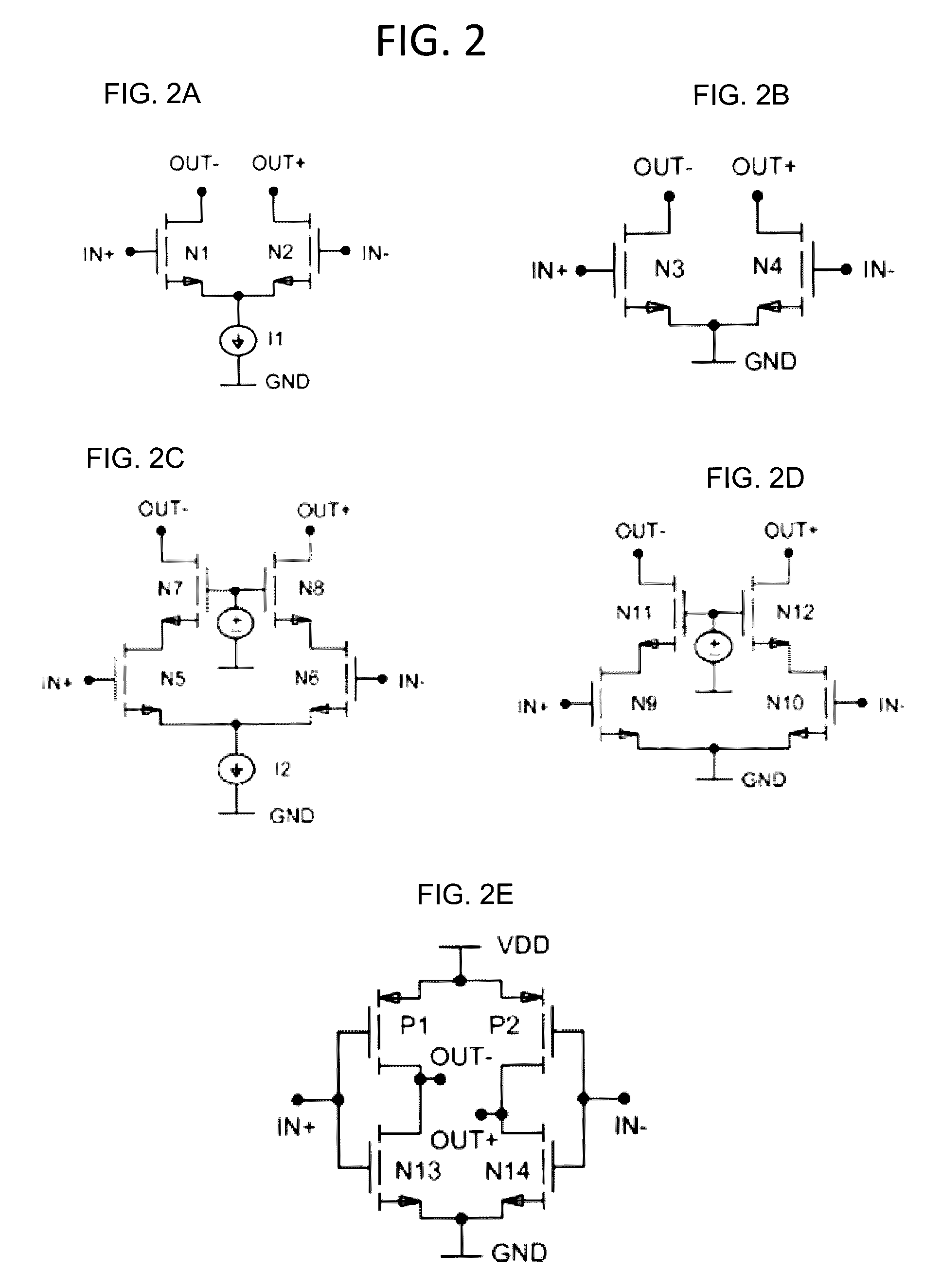 Implicit feed-forward compensated op-amp with split pairs
