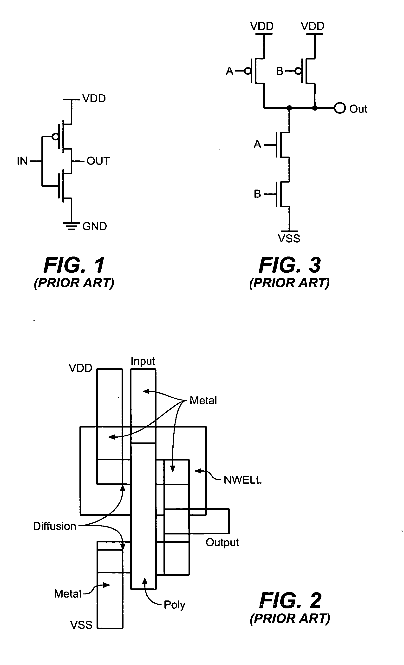 Asymmetrical layout for complementary metal-oxide-semiconductor integrated circuit to reduce power consumption
