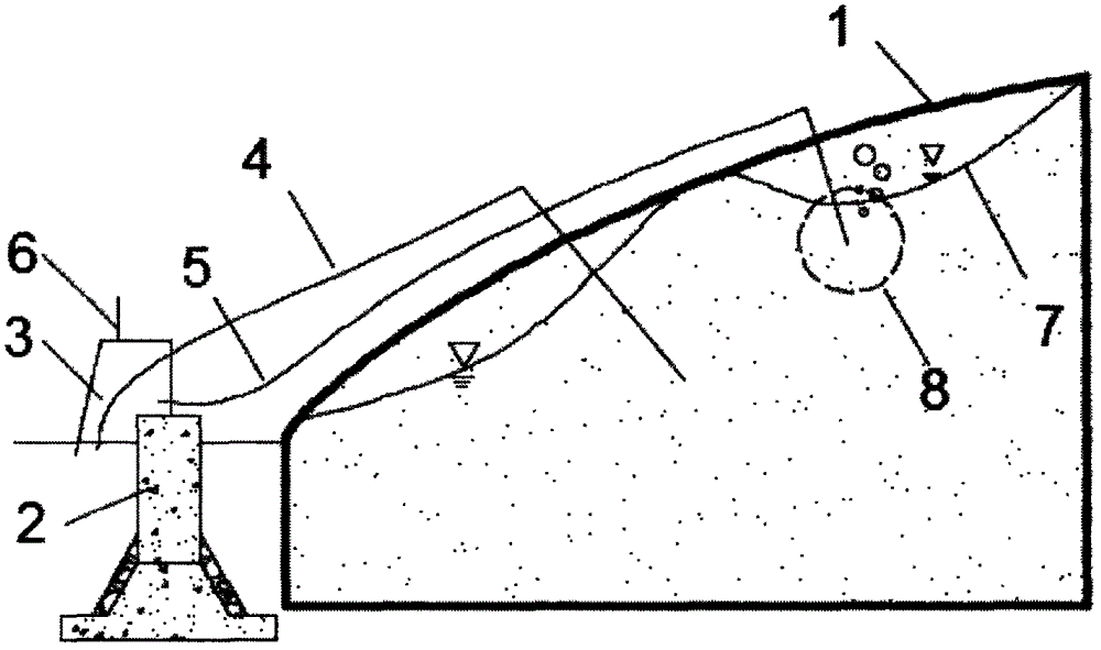 Self-starting type side slope siphoning drainage system