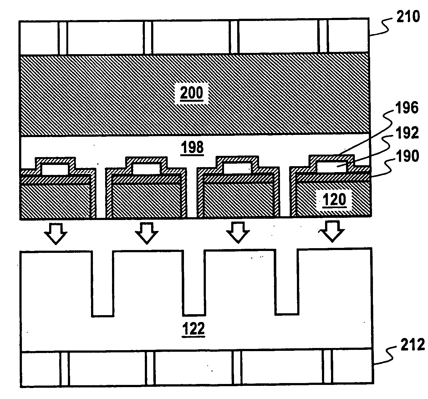 Method of fabricating vertical devices using a metal support film
