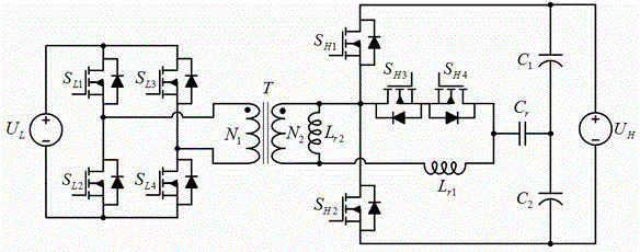Bidirectional resonance DC converter and control method thereof