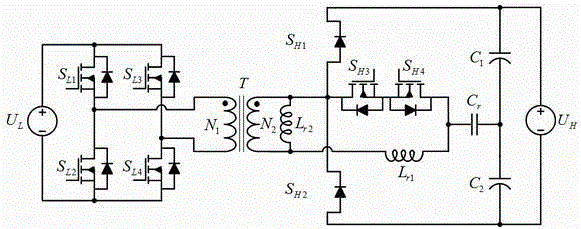 Bidirectional resonance DC converter and control method thereof