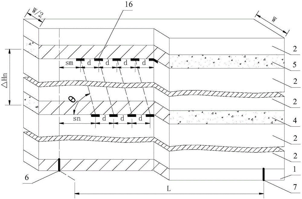 Mining overlying strata movement influence mine pressure simulation experiment device and cooperated monitoring method