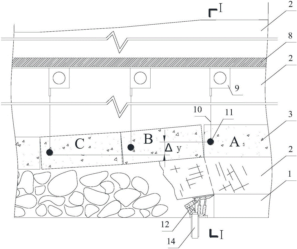 Mining overlying strata movement influence mine pressure simulation experiment device and cooperated monitoring method