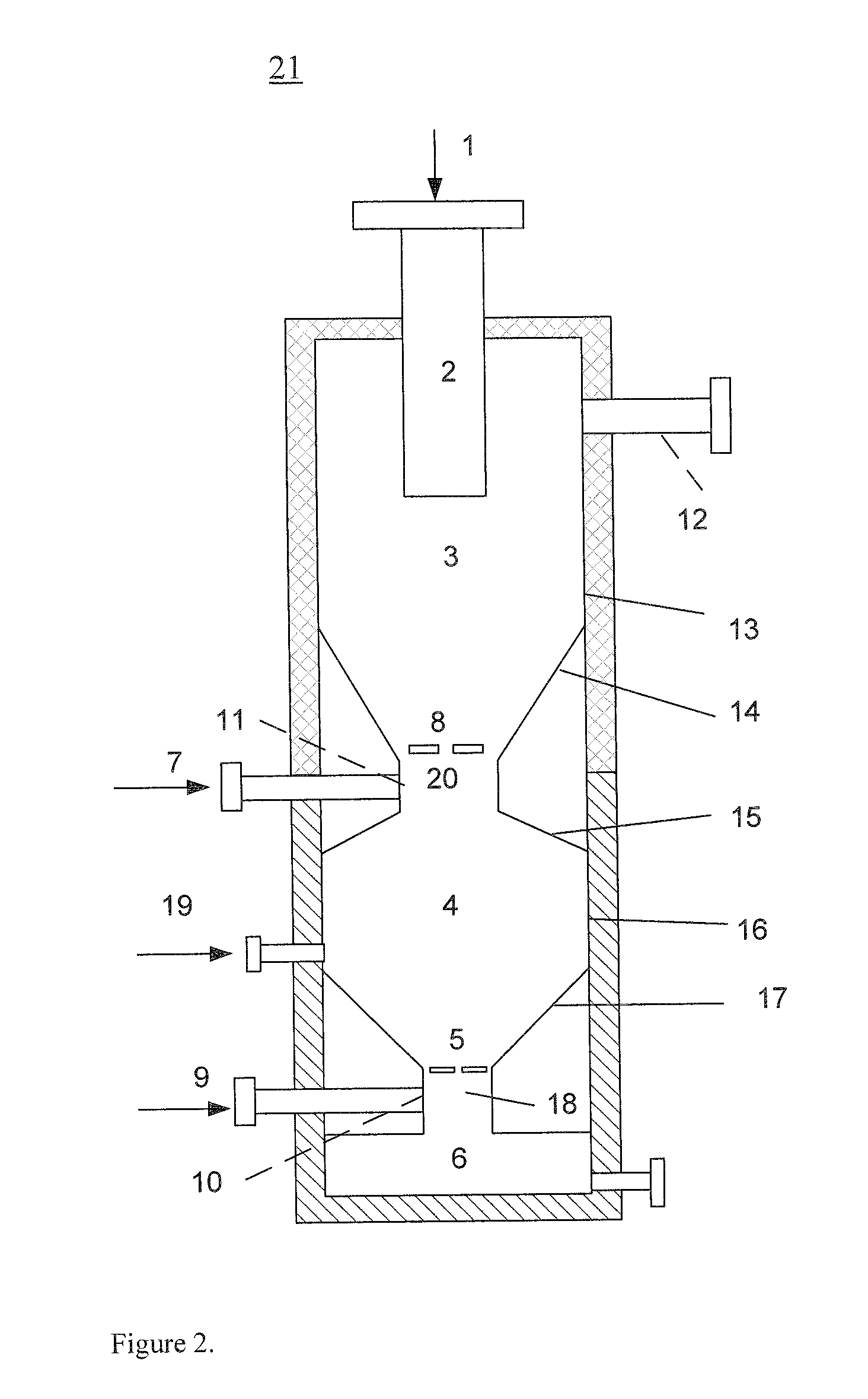 Two-stage high-temperature preheated steam gasifier