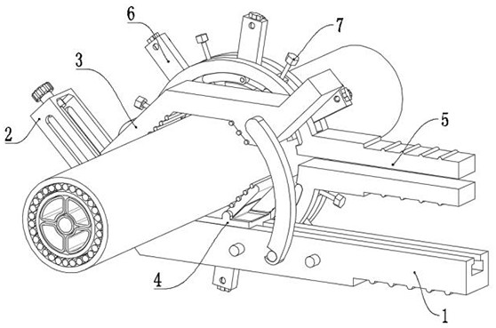 Device for adjusting girdling depth of wire body by wire stripper