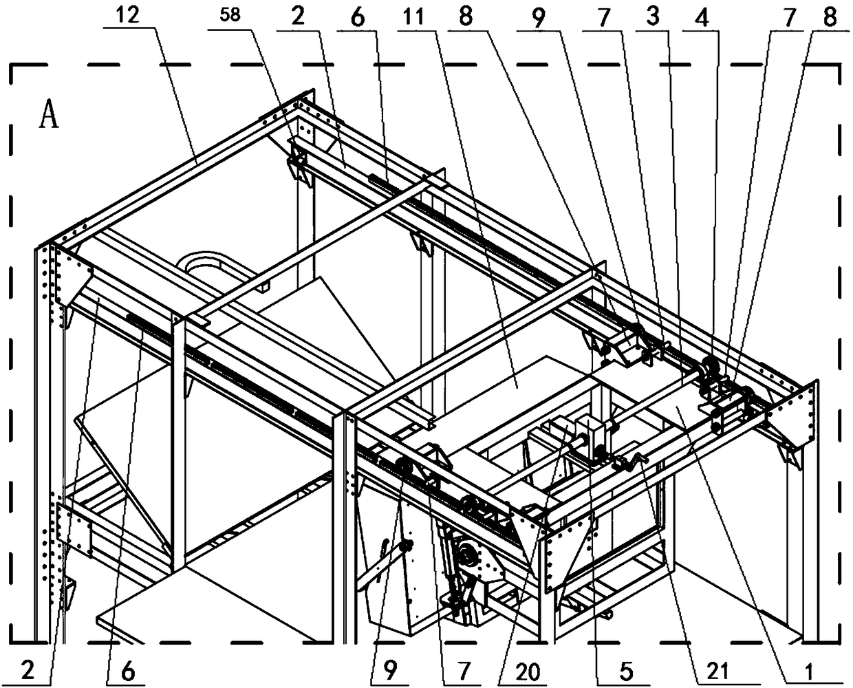 A viewing system for a flying theater