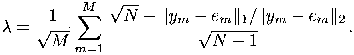 Hyperspectral mixed pixel unmixing method based on reconstruction error approximation method