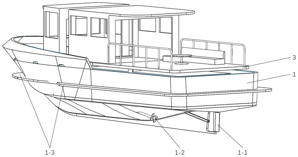 A six-degree-of-freedom offshore wave compensation multipurpose boat and its wave compensation method