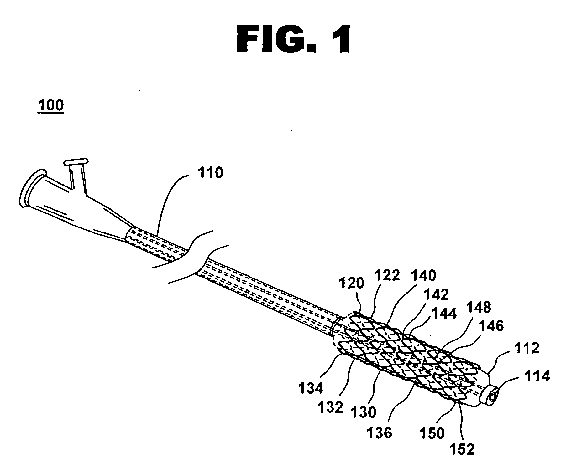 Coated stent having protruding crowns and elongated struts