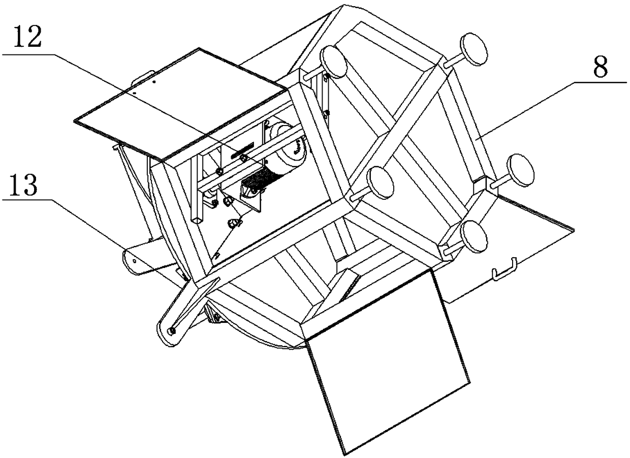 Double-helix tableware elevating machine