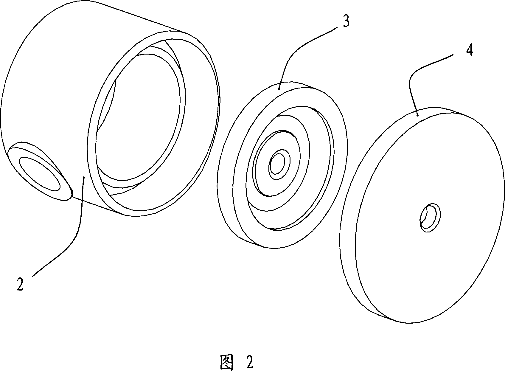 Ink-jet printer cartridge and pressure balancing unit thereof