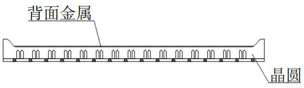 Method for processing IGBT wafer by utilizing gentle slope-shaped back surface