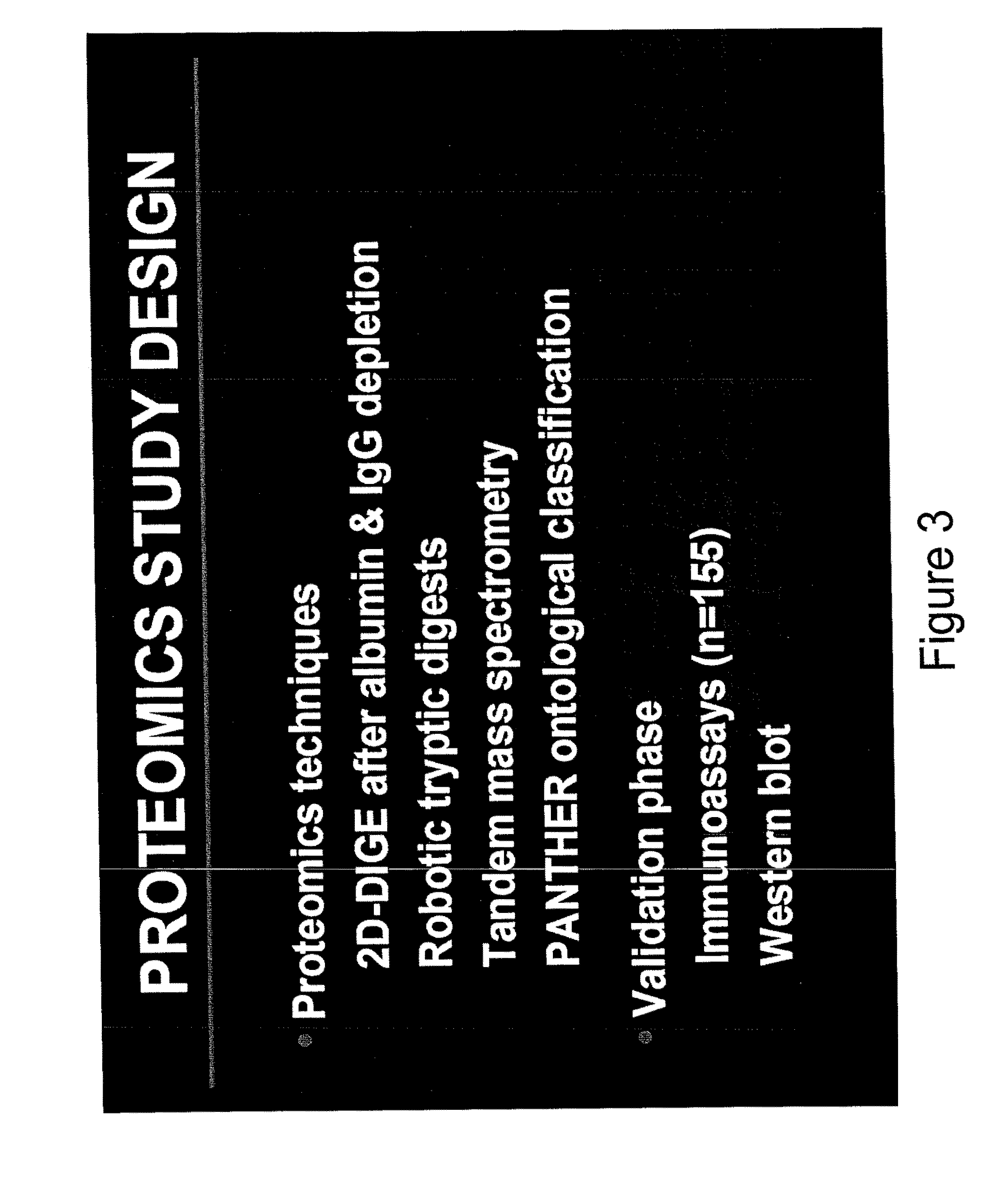 Markers for detection of complications resulting from in utero encounters