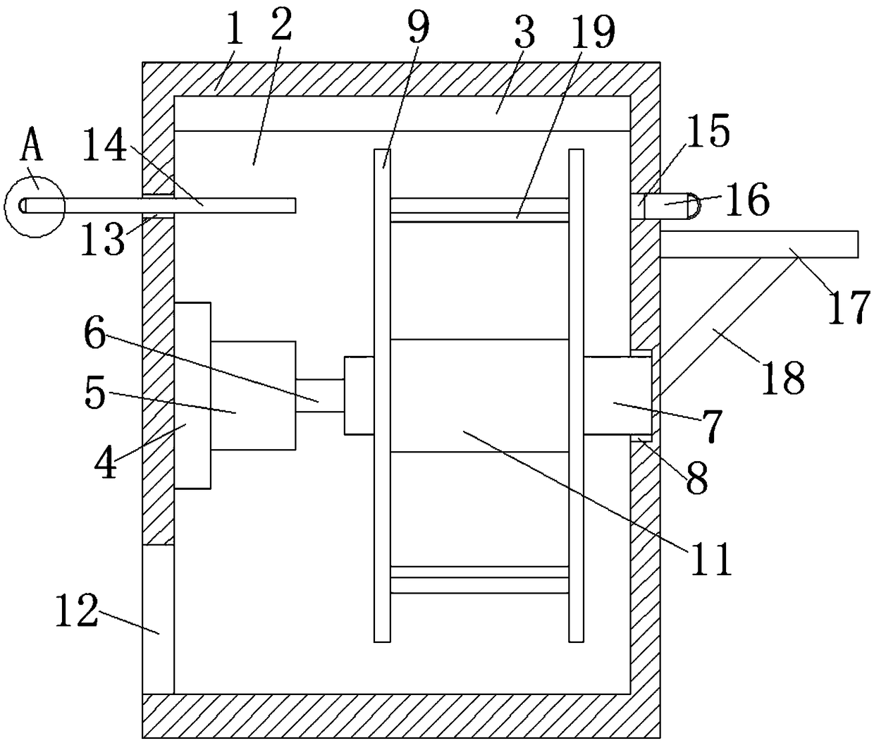 A pcb automatic punching device and method suitable for baking needs