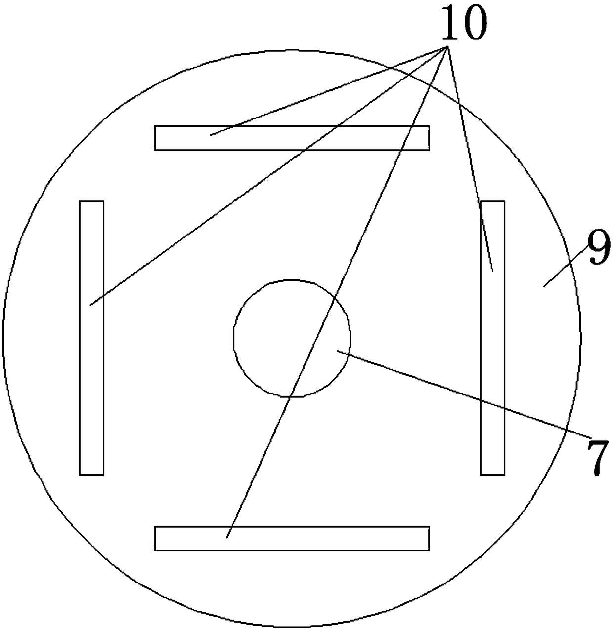 A pcb automatic punching device and method suitable for baking needs