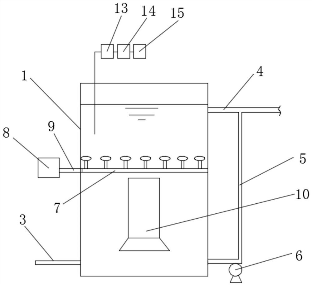 Spiral-flow type biochemical reaction device for nitrogen removal in plateau sewage treatment and equipment thereof