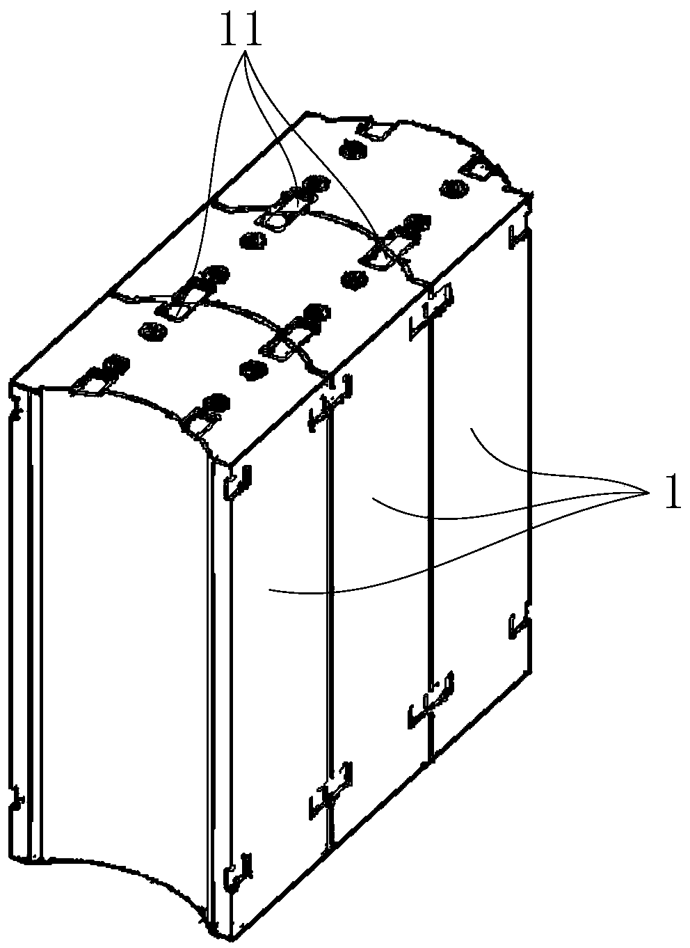 Anti-radiation concrete enclosure system and construction method of enclosure system