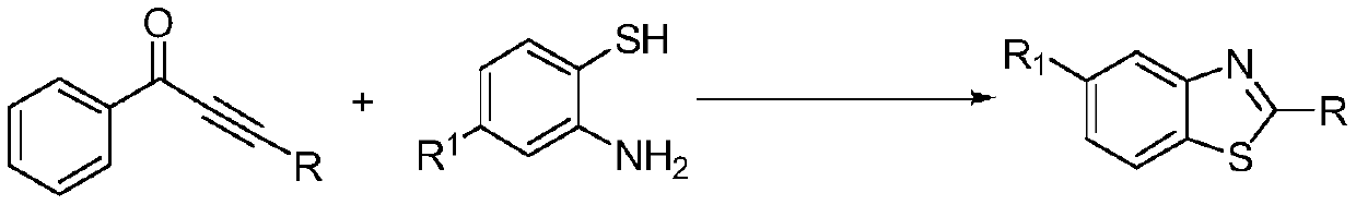 Method for preparing 1, 3-benzothiazole derivative through efficient catalysis of potassium tert-butoxide