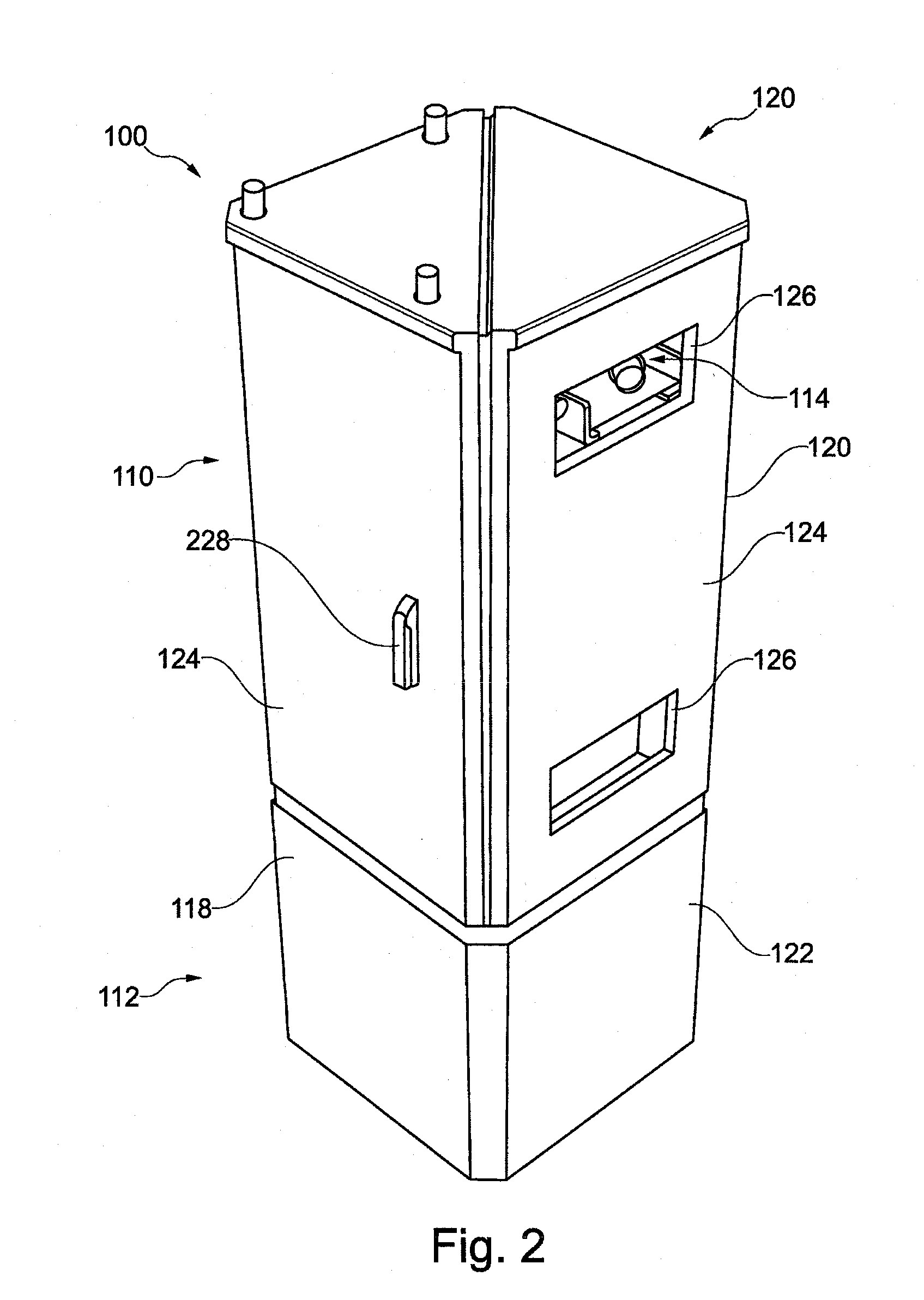 Device for a system for traffic monitoring of vehicles in road traffic