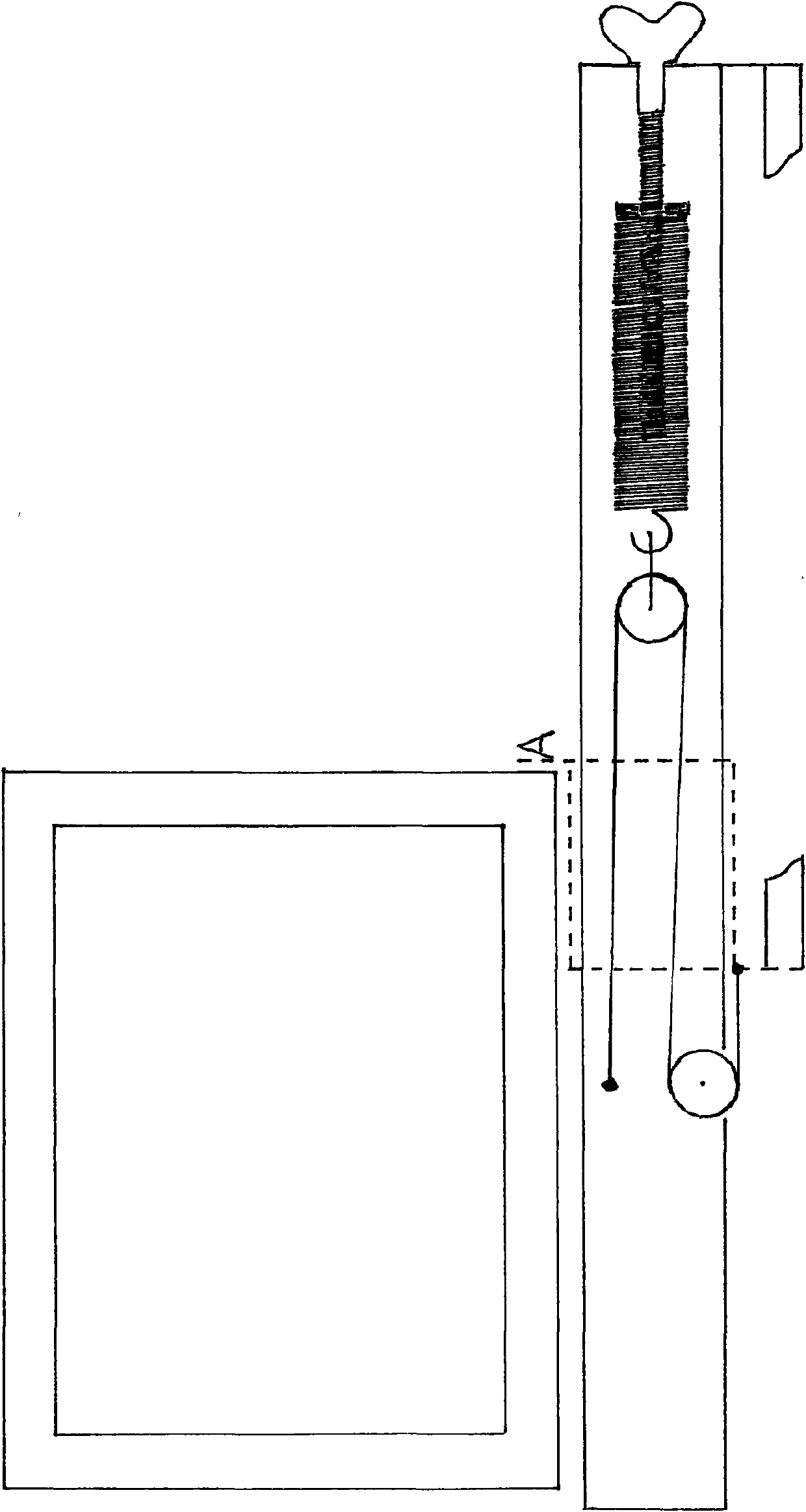 Method and structure for rain window closing device