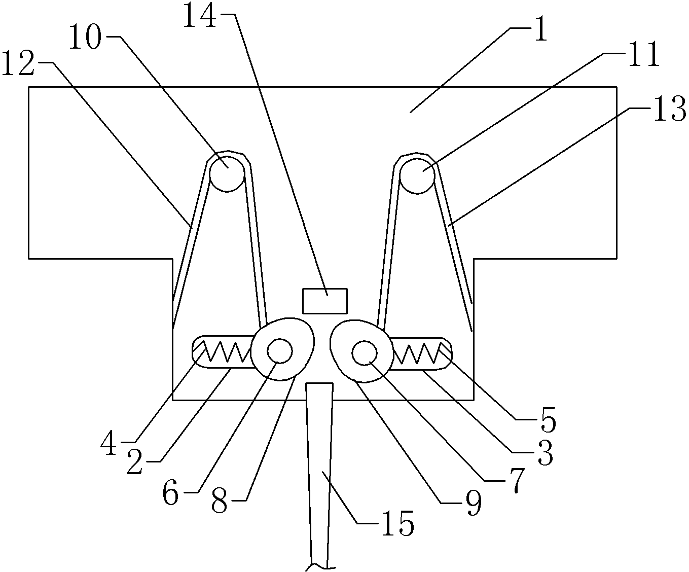 Positioning device for shaft workpiece with gradient section