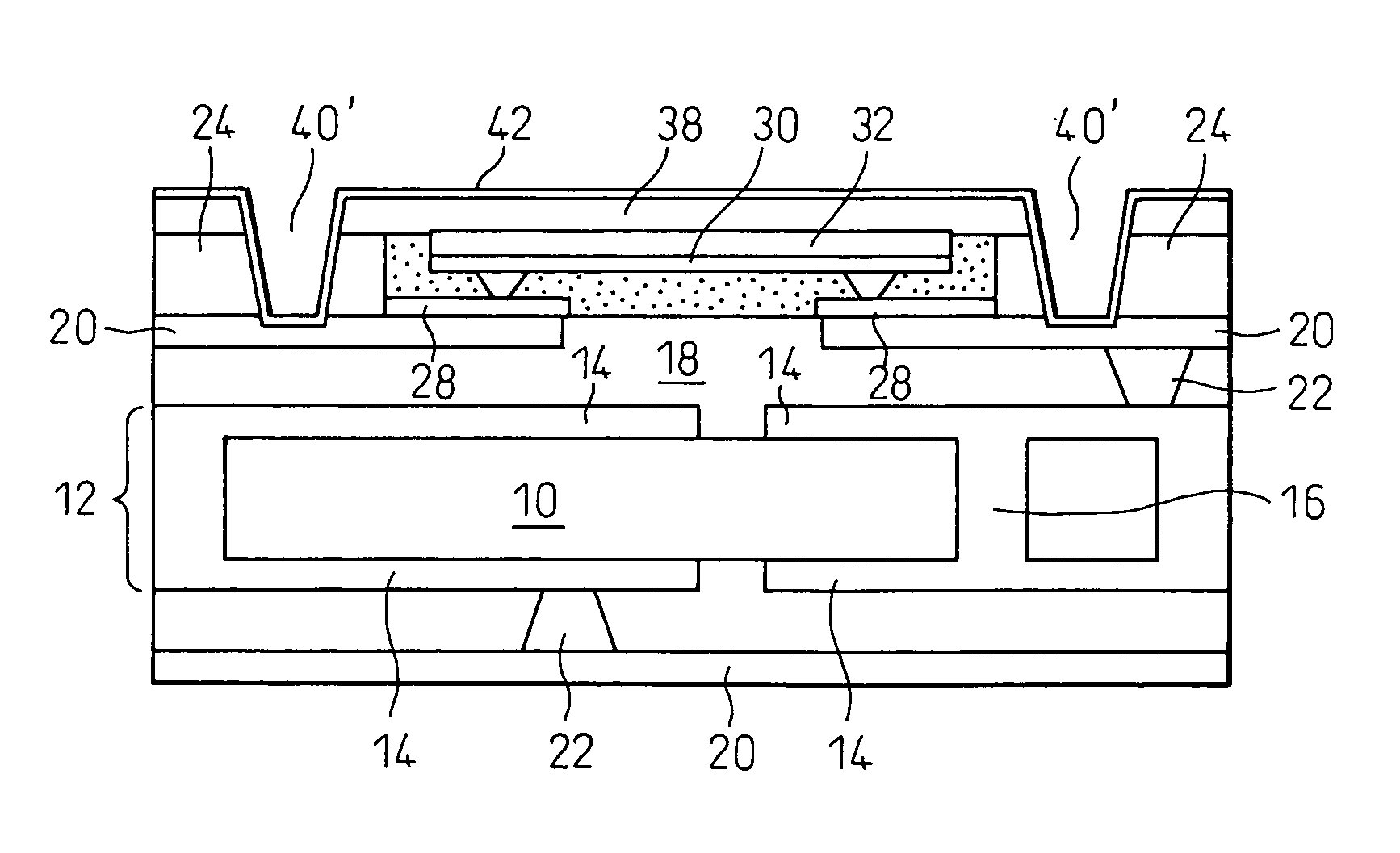 Method of production of multilayer circuit board with built-in semiconductor chip