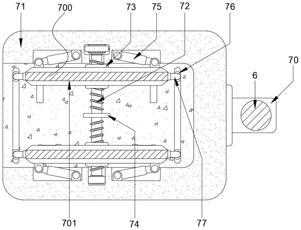 Mask processing face-turning device capable of preventing mask from slipping off