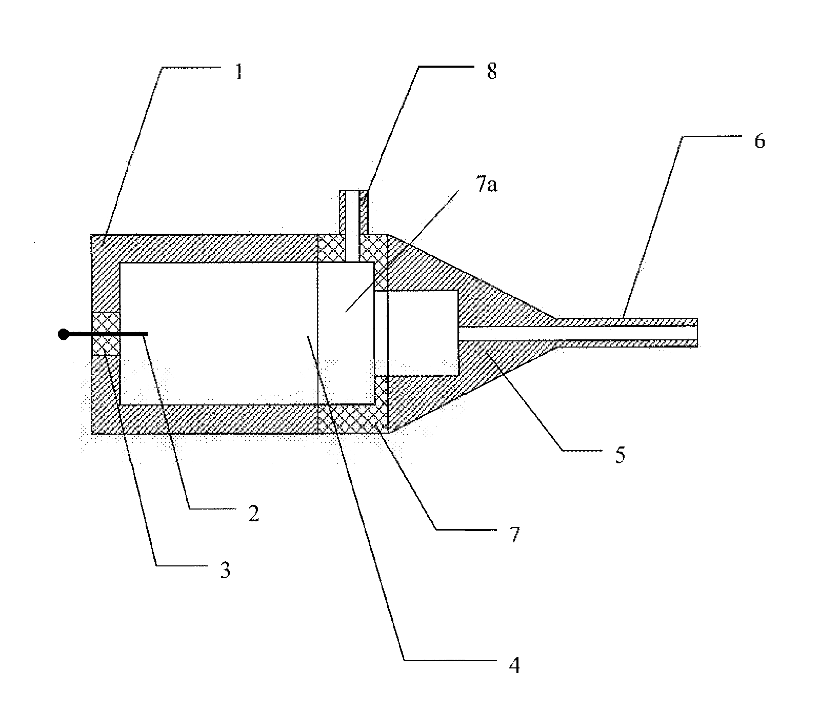 Apparatus for charging or adjusting the charge of aerosol particles