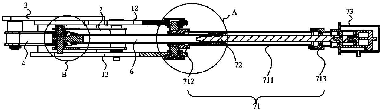 A horizontal rotation mechanism and heliostat system