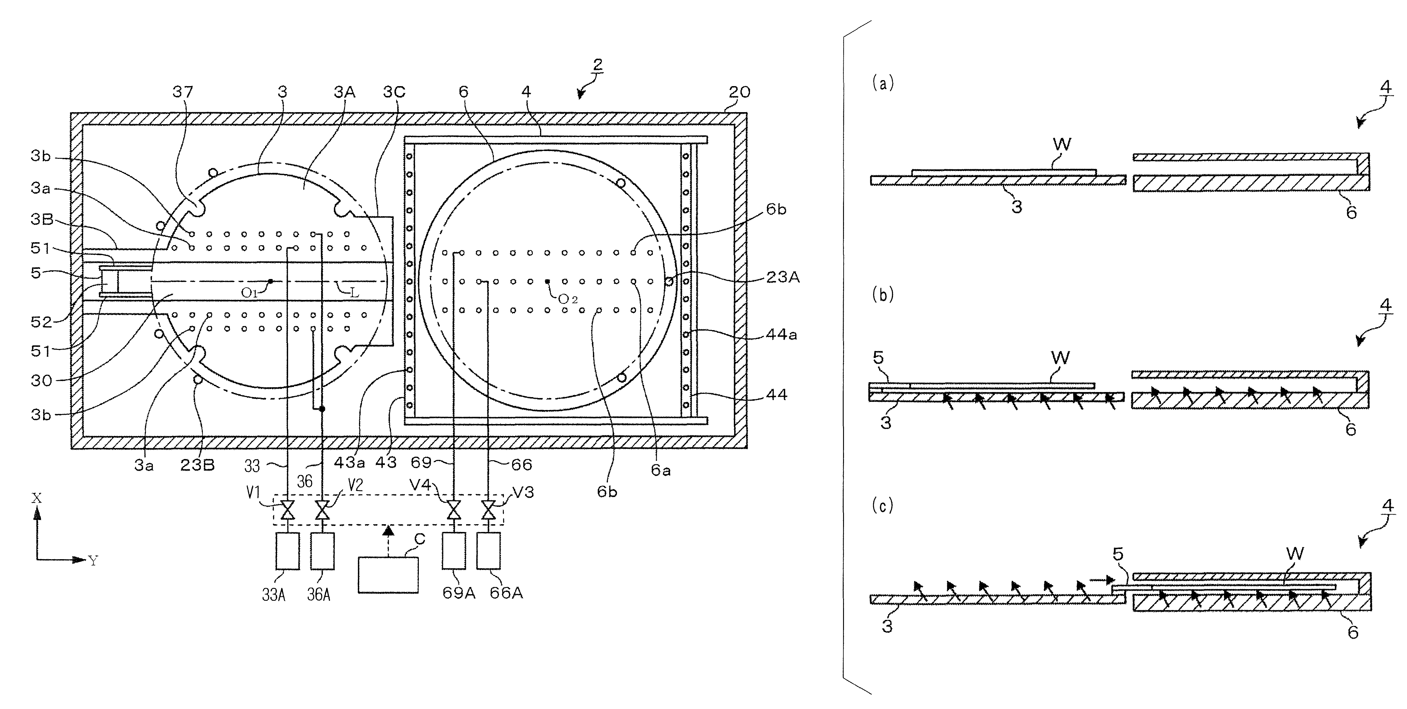Heating device and heating method