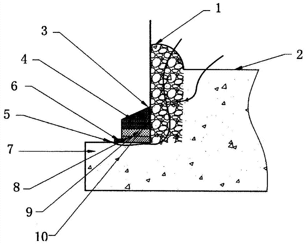 Process method for plugging treatment of gas under pressure in blast furnace base sealing plate