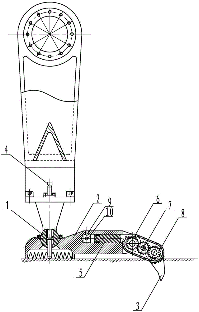 A large-slope walking foot for legged robots facing hard mountain environments