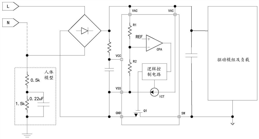 Leakage protection detection circuit and its control method