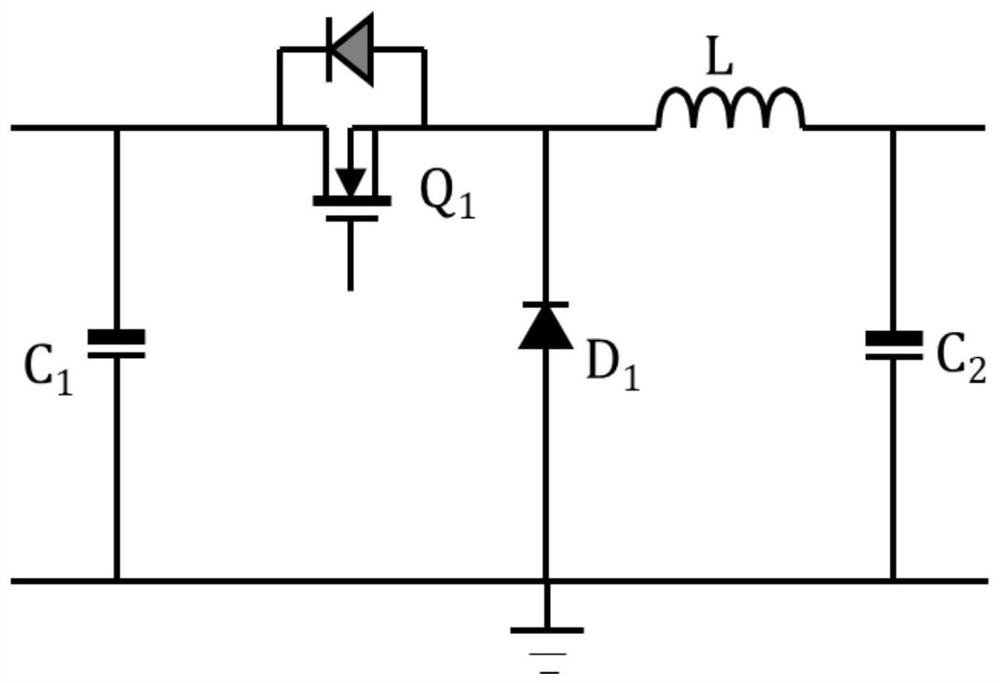 BUCK converter bootstrap drive circuit without negative current