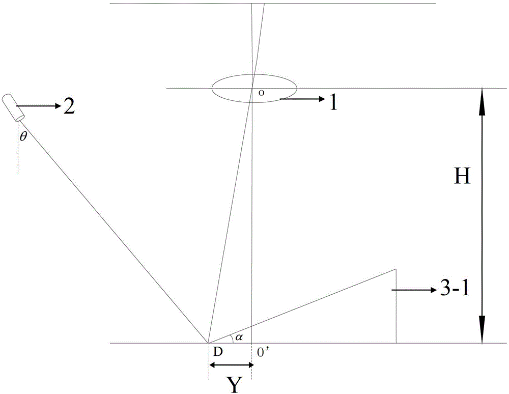 Calibration method of structured light vision sensor parameters for obtaining weld height information