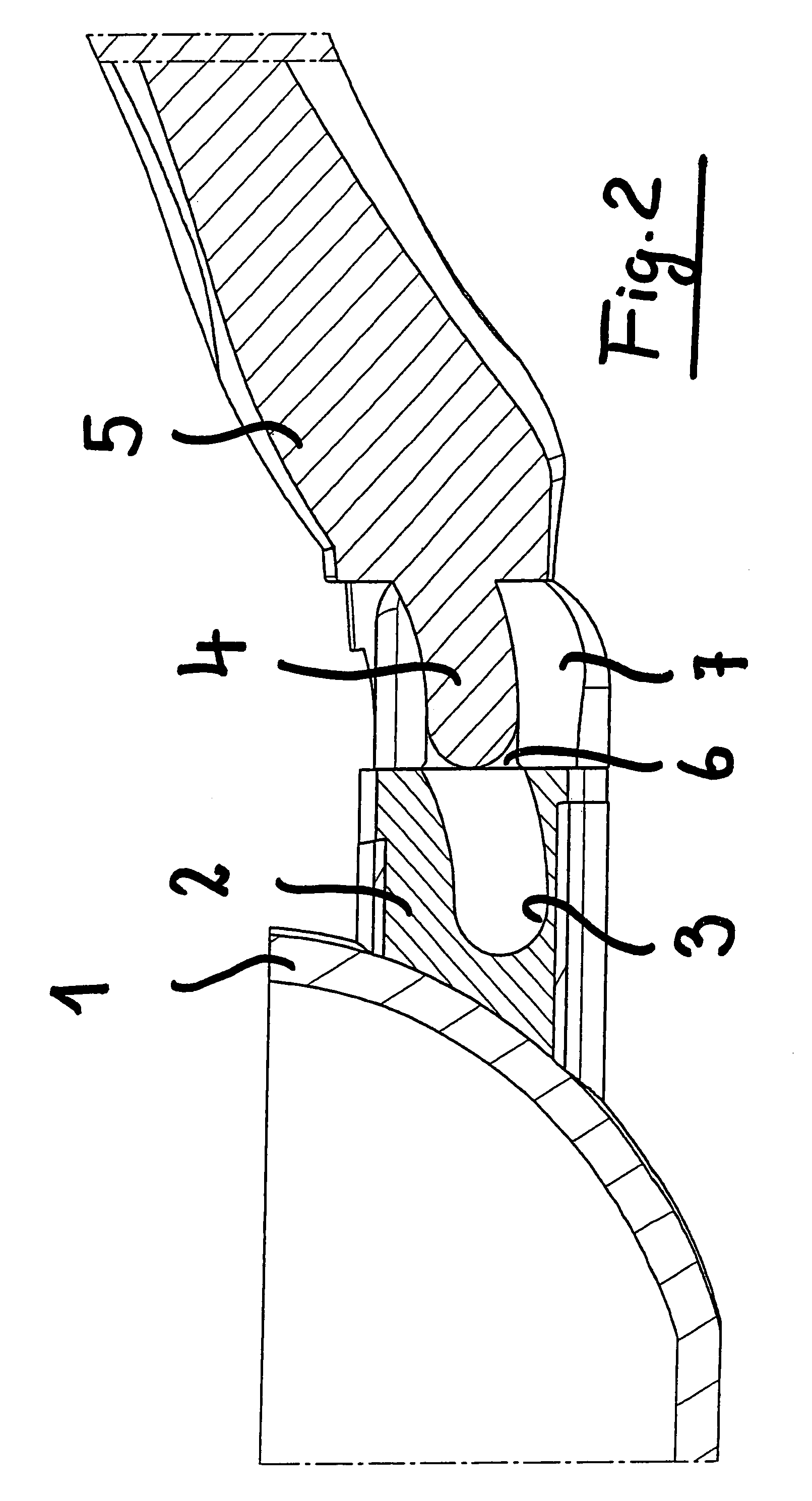 Tilting handle for pans