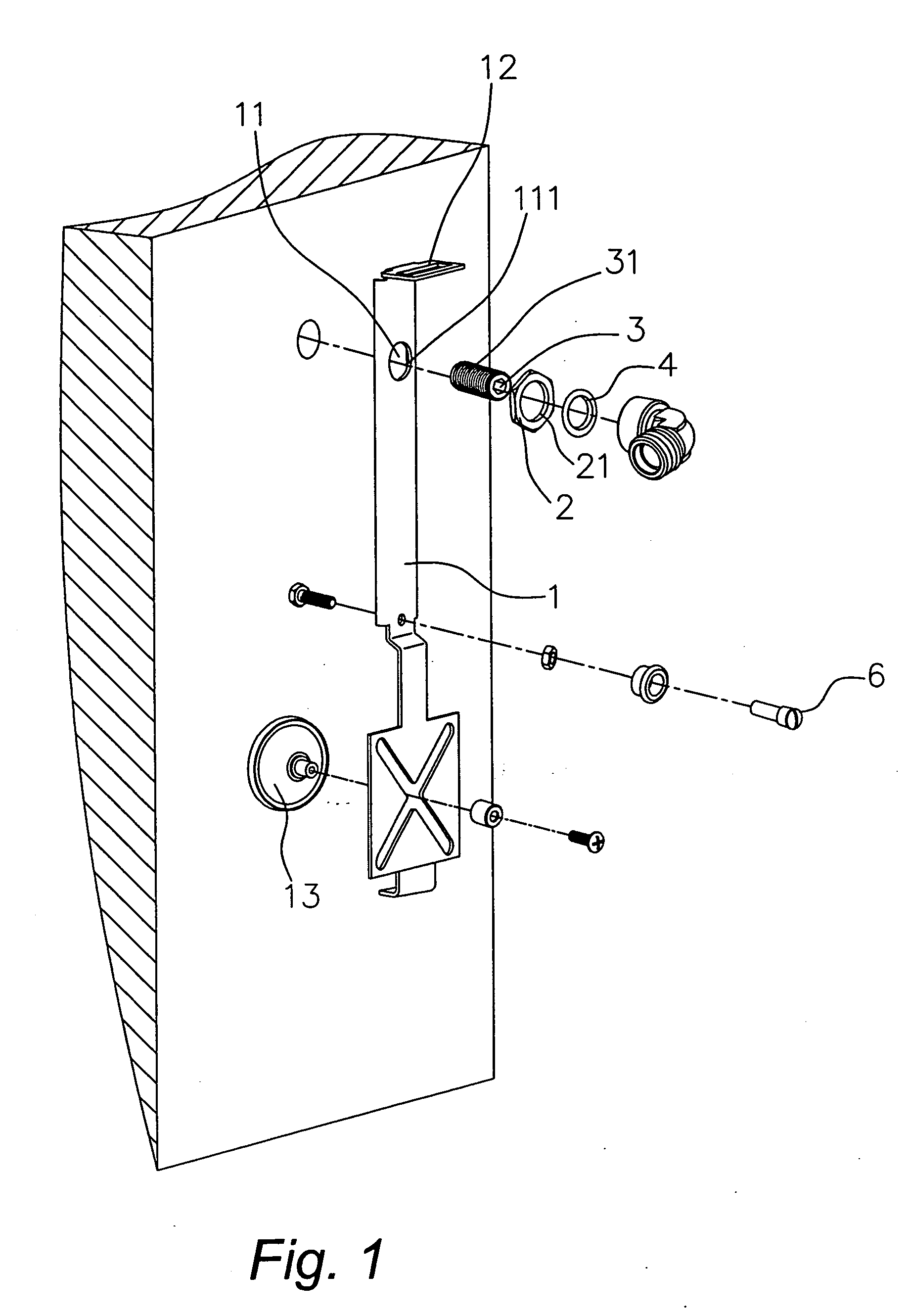 Fast pedestal mechanism for shower panel