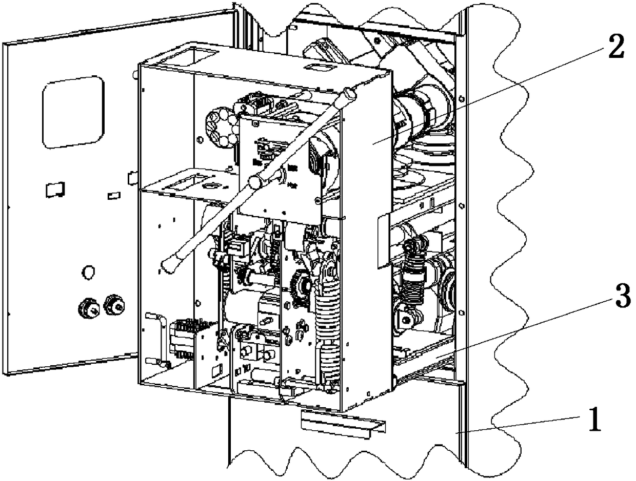 Modular assembled electrical cabinet and its assembly process