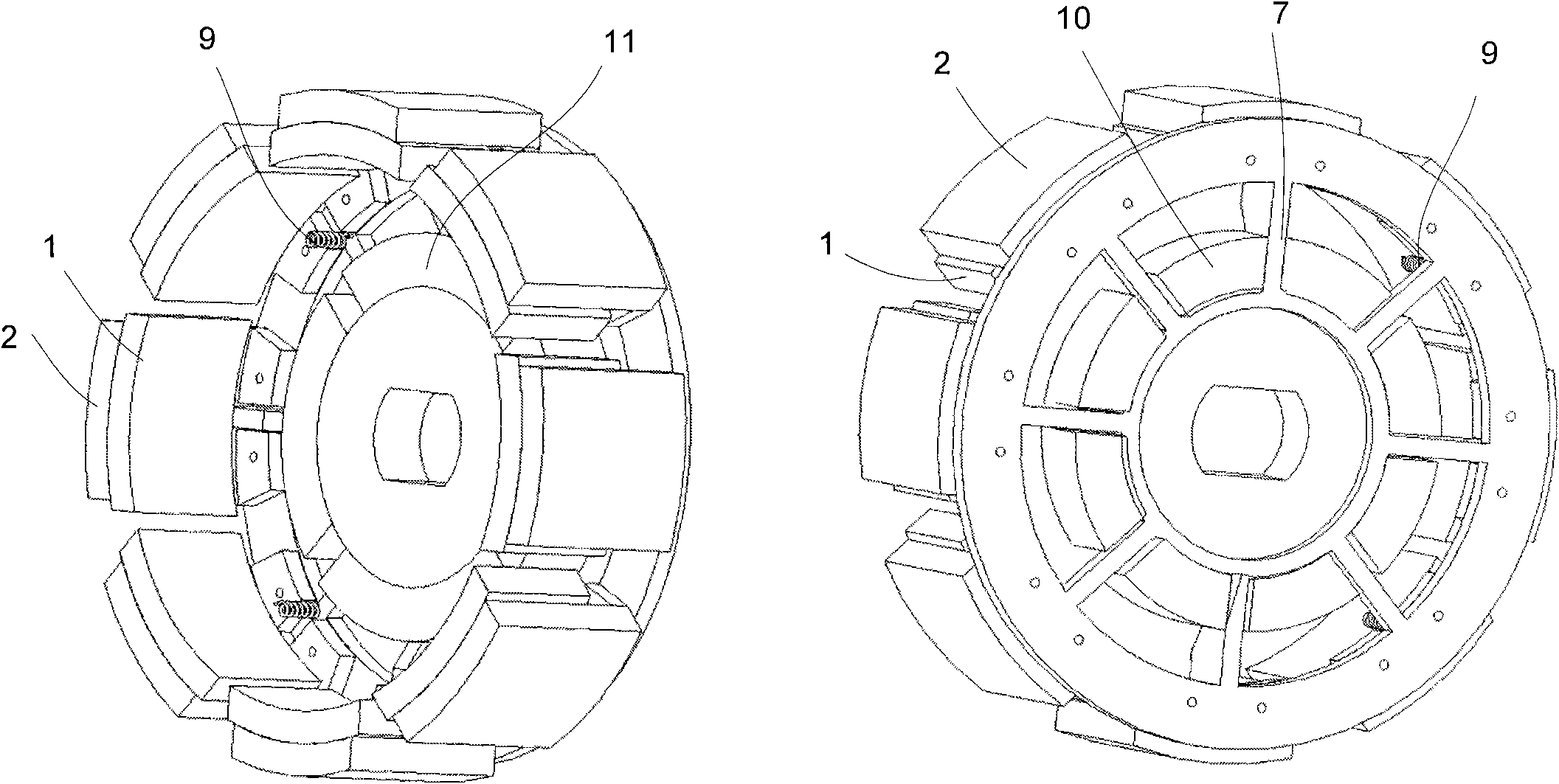 Permanent magnet motor capable of automatically adjusting magnetism