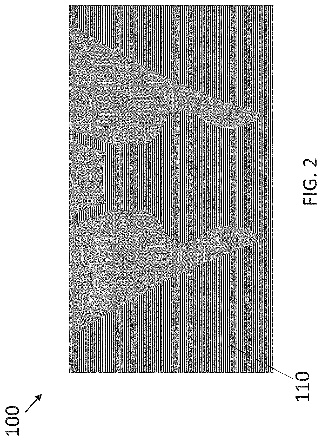 Embossed film assembly having pastel holographic security features