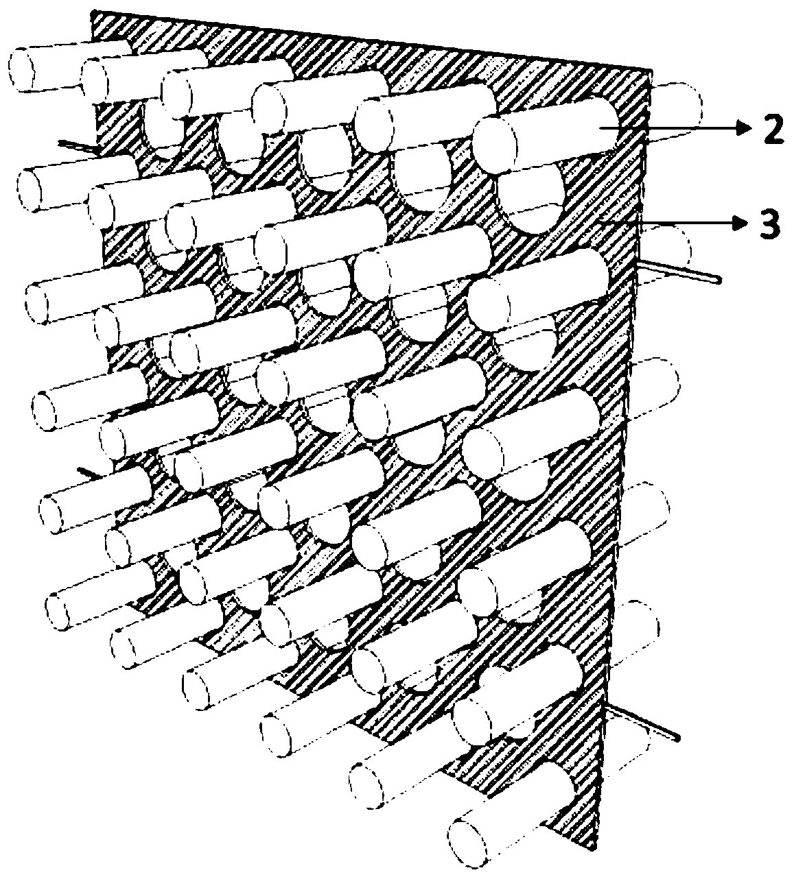 Rapid forming method of semi-transparent concrete plates