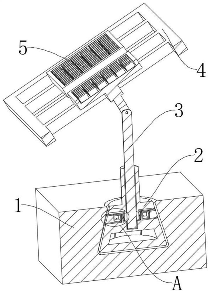 Conical pile foundation suitable for strong frost heaving foundation